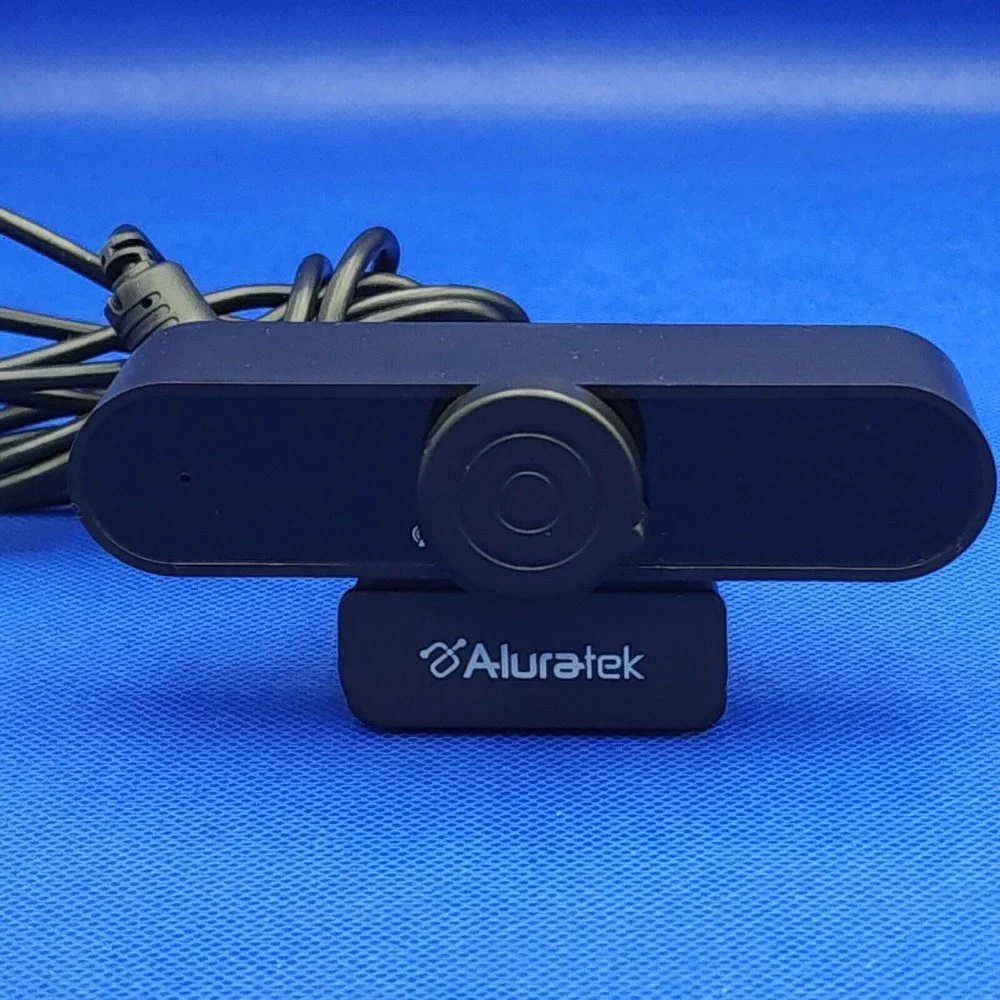 Aluratek 1080p HD Webcam with Microphone AWC03F Black‎